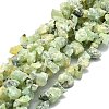 Raw Rough Natural Prehnite Beads Strands G-E576-28-1