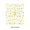 3D Metallic Star Sea Horse Bowknot Nail Decals Stickers MRMJ-R090-58-DP3222-2