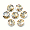 Pointed Back Glass Rhinestone Cabochons RGLA-T029-14mm-09-1