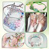 200Pcs 10 Colors Spray Painted Transparent Glass Beads GLAA-PH0003-41-6