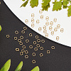 CREATCABIN 500Pcs Electroplated Stainless Steel Open Jump Ring STAS-CN0001-19-6