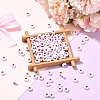 100Pcs Opaque Acrylic Beads MACR-YW0003-79A-4