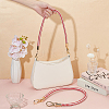 Two Tone Braided Round PU Leather Bag Straps DIY-WH0816-091A-KCG-3