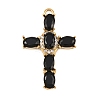 304 Stainless Steel Rhinestone Pendants STAS-P430-02G-01-1