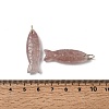 Natural Strawberry Quartz Carved Pendants G-G314-01G-01-3