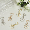 18Pcs Alloy Swivel Keychain Clasps KEYC-SP0001-48B-P-7