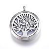 316 Surgical Stainless Steel Diffuser Locket Pendants STAS-E112-20-2