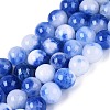 Natural Dyed Persian Jade Beads Strands X-G-Q609-8mm-01-2