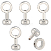5Pcs Brass Zipper Insert Buckles FIND-SP0004-11P-1