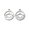 304 Stainless Steel Charms STAS-Q303-08P-1