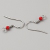 304 Stainless Steel Earring Hooks LS-STAS-WH0027-64P-04-2