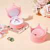 2Pcs Velvet Rings Gift Storage Boxes AJEW-GO0002-24B-01-4