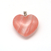 Heart Natural & Synthetic Mixed Stone Pendants G-Q355-M-5