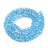 Electroplate Glass Beads Strands EGLA-A044-T4mm-B08-3