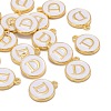 Golden Plated Alloy Charms X-ENAM-S118-01D-4