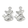 Brass Micro Pave Cubic Zirconia Charms KK-I719-39P-1