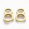304 Stainless Steel Pendants STAS-T041-09G-8-1
