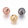 Brass Cubic Zirconia Beads KK-O106-36-1