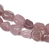 Natural Madagascar Rose Quartz Beads Strands G-Q060-E21-03-4