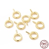 925 Sterling Silver Screw Eye Peg Bails X-STER-D035-42G-4