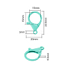 Iron Lobster Claw Clasp IFIN-CJ0001-12-2
