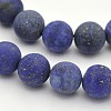 Natural Lapis Lazuli Round Beads Strands G-D660-12mm-1