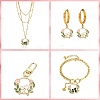 20Pcs 2 Colors Alloy Enamel Pendants ENAM-CJ0004-20-6