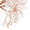 Natural Quartz Crystal Chips Money Tree Decorations DJEW-C016-01M-2