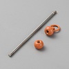 Iron Bar Beadable Keychain for Jewelry Making DIY Crafts IFIN-SZC0005-01A-12-3