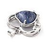 Natural Sodalite Pendants G-C236-01G-P-RS-4