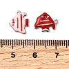 304 Stainless Steel Enamel Charms X-STAS-Q363-14F-P-3