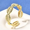 Brass Cuff Bangles for Women BJEW-U018-02G-2