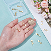 12PCS Brass Pendants KK-BC0014-40G-3