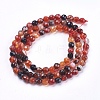 Natural Agate Beads Strands G-P365-06-4mm-2