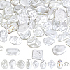 72Pcs 9 Styles ABS Plastic Imitation Pearl Beads KY-PA0001-16-1