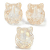 Transparent Spray Paint Glass Beads GLAA-H035-01C-1