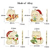 20Pcs 4 Styles Alloy Enamel Pendants ENAM-CJ0004-94-2