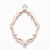 Rack Plating Alloy Open Back Bezel Pendants LS-X-PALLOY-Q351-06RG-FF-2