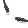 Braided Polyester Cord Bracelet AJEW-JB01125-01-2