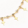 Star & Girl Pendant Necklaces Sets NJEW-JN03137-04-4