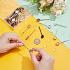 40Pcs 5 Colors Iron Hair Bobby Pin Findings OHAR-UN0010-31-4