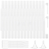 80Pcs Empty Portable Plastic Spray Perfume Bottle with 2Pcs Plastic Pump with 2Pcs Mini Transparent Plastic Funnel Hopper with 6Pcs Disposable Plastic Droppe AJEW-BC0007-50C-1
