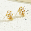 Leaf Alloy Stud Earrings ZZ8862-5