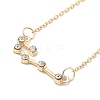 3Pcs Alloy Rhinestones Anklets LS-AJEW-S083-01G-05-3