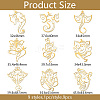 Nickel Decoration Stickers DIY-WH0450-105-2