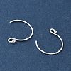 Rhodium Plated 925 Sterling Silver Earring Hooks LS-STER-E068-05S-2