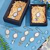 DIY Blank Oval Tibetan Charms Brooches Making Kit JEWB-AR00001-4