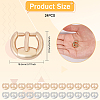 24Pcs 2 Colors Zinc Alloy Roller Buckles FIND-FH0009-88-2