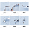 SUNNYCLUE DIY Dangle Earring Making Kits DIY-SC0016-28-4