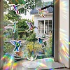 Hummingbird Rainbow Prism Electrostatic Window Stickers PW-WG45A57-01-1